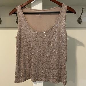 New York & Company sparkle tank top. Size medium